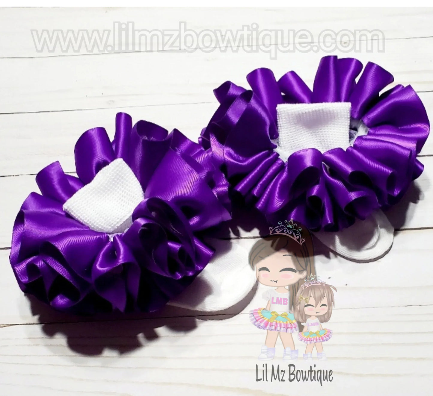 Detachable ruffle tutu socks - Lil Mz Bowtique