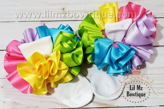 Detachable ruffle tutu socks - Lil Mz Bowtique