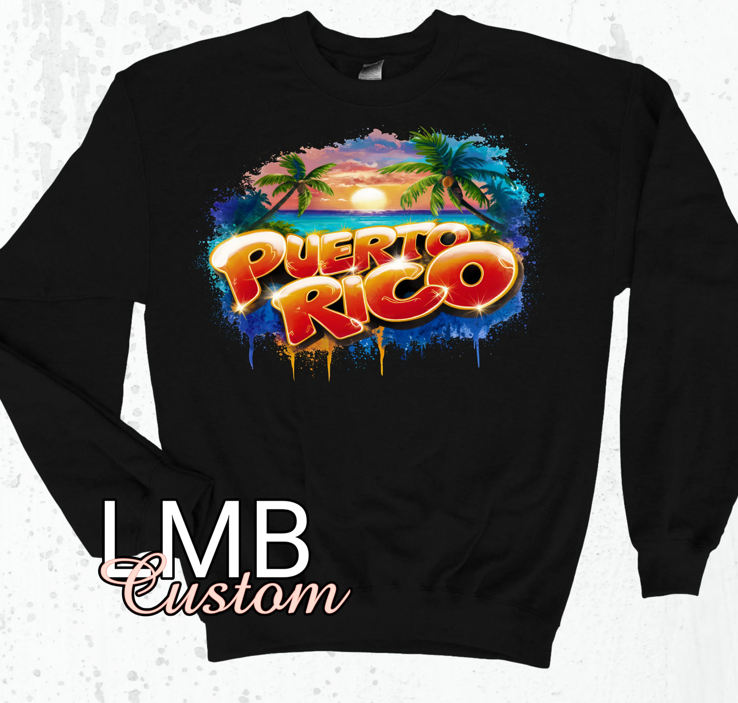 Puerto Rico Adult Sweatshirt - Lil Mz Bowtique