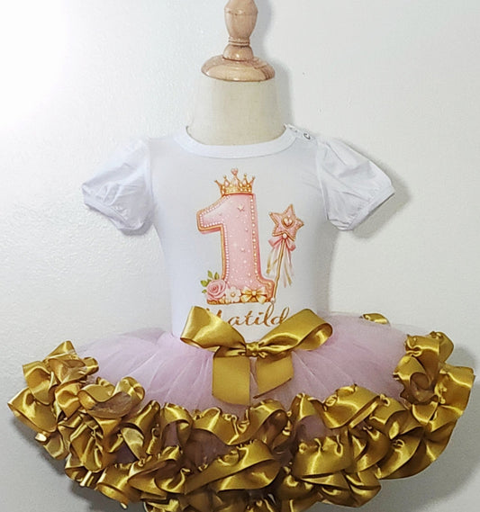 This beautiful 1st birthday princess outfit for Matilda
