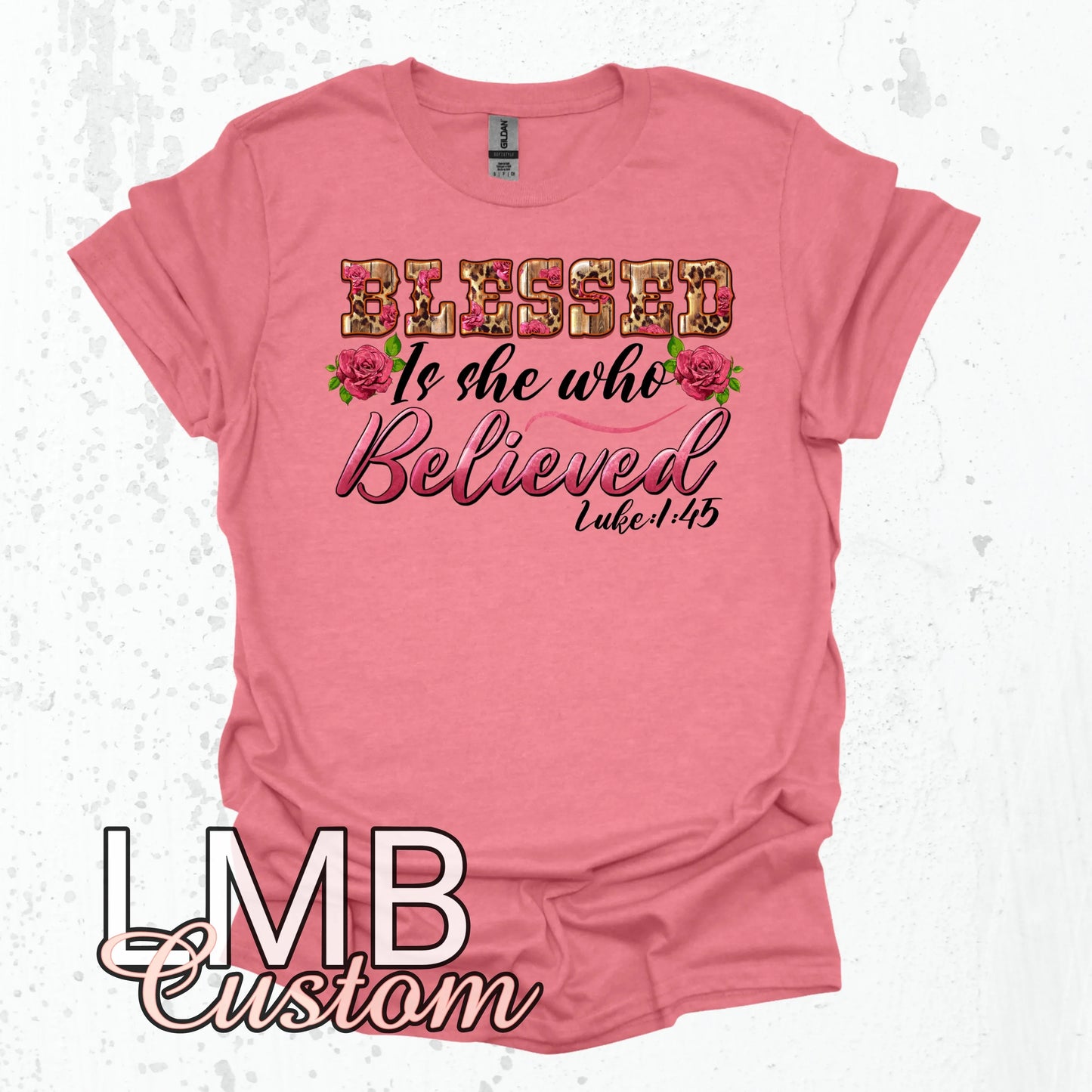Blessed is she who believes Adult T-Shirt - Lil Mz Bowtique