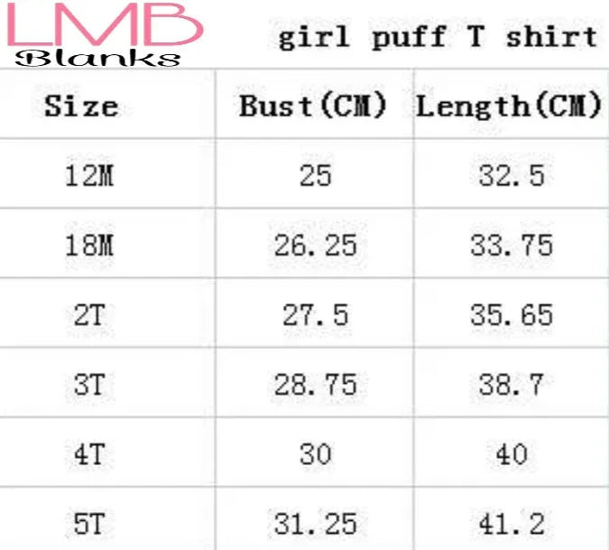 RTS 100% Polyester Puff Sleeve Shirt (Now Available) - Lil Mz Bowtique