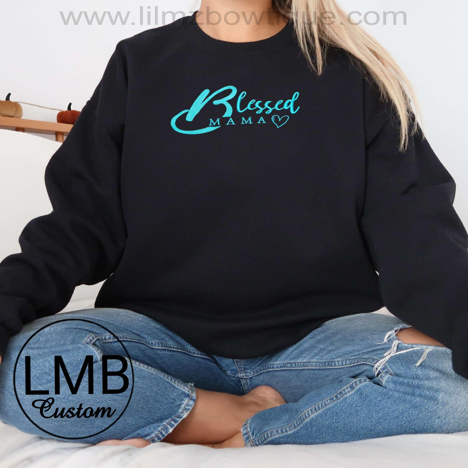 Blessed Mama Adult Sweatshirt - Lil Mz Bowtique