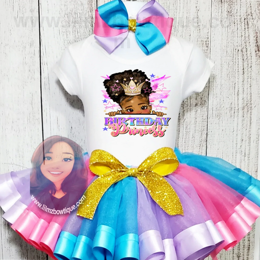 Birthday Princess Tutu Outfit - Lil Mz Bowtique