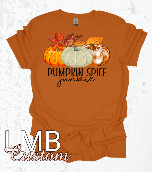 Pumpkin Spice Junkie T-shirt