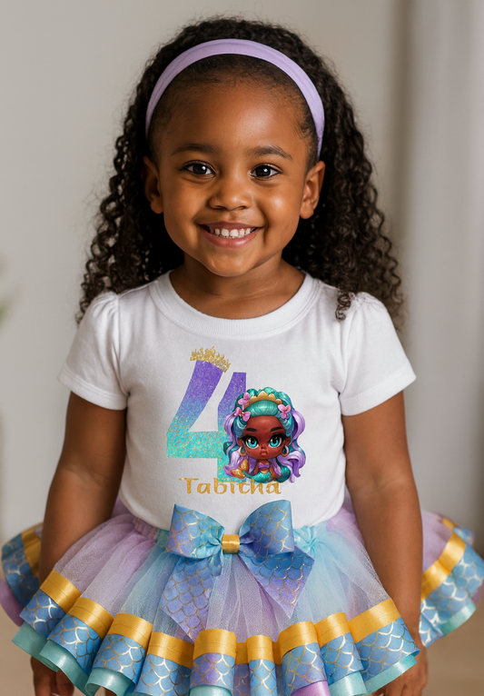 LIMITED Mermaid theme tutu outfit