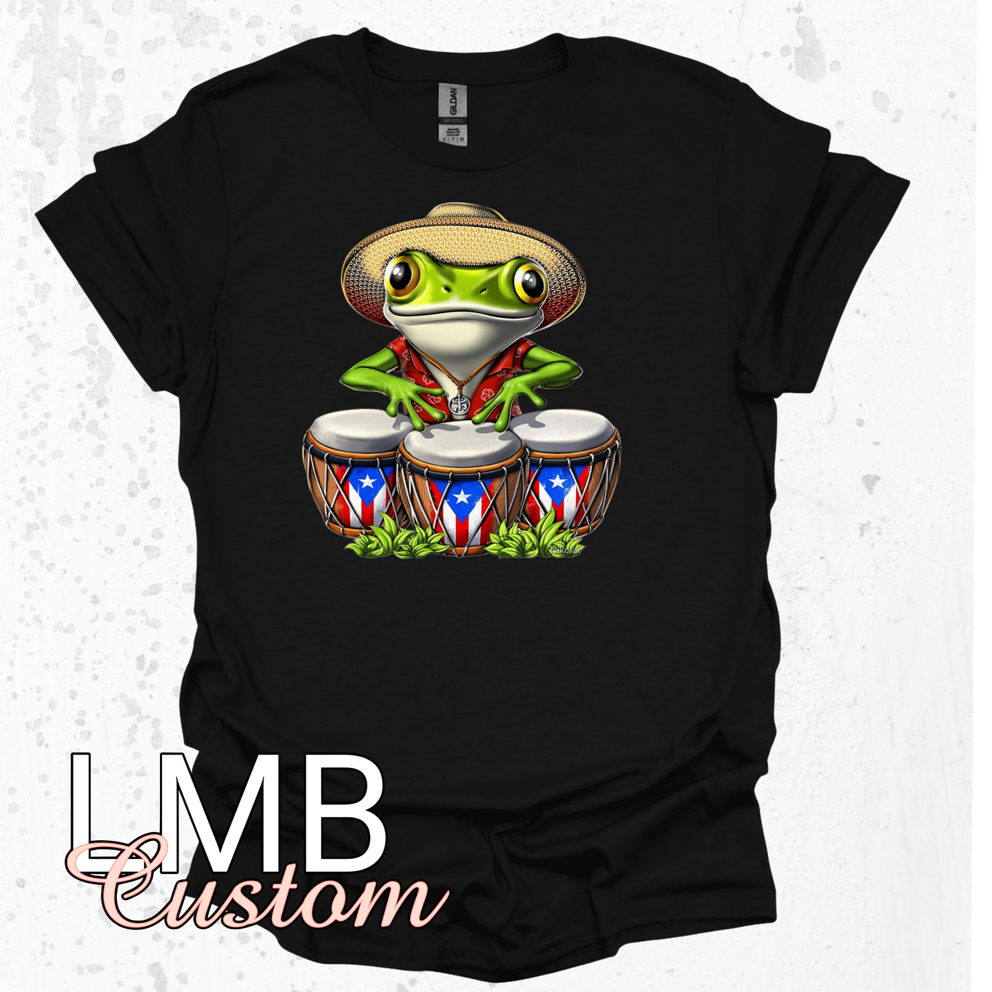 Puerto Rico Coqui Black Shirt