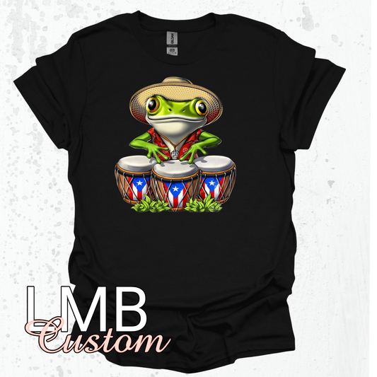 Puerto Rico Coqui Black Shirt