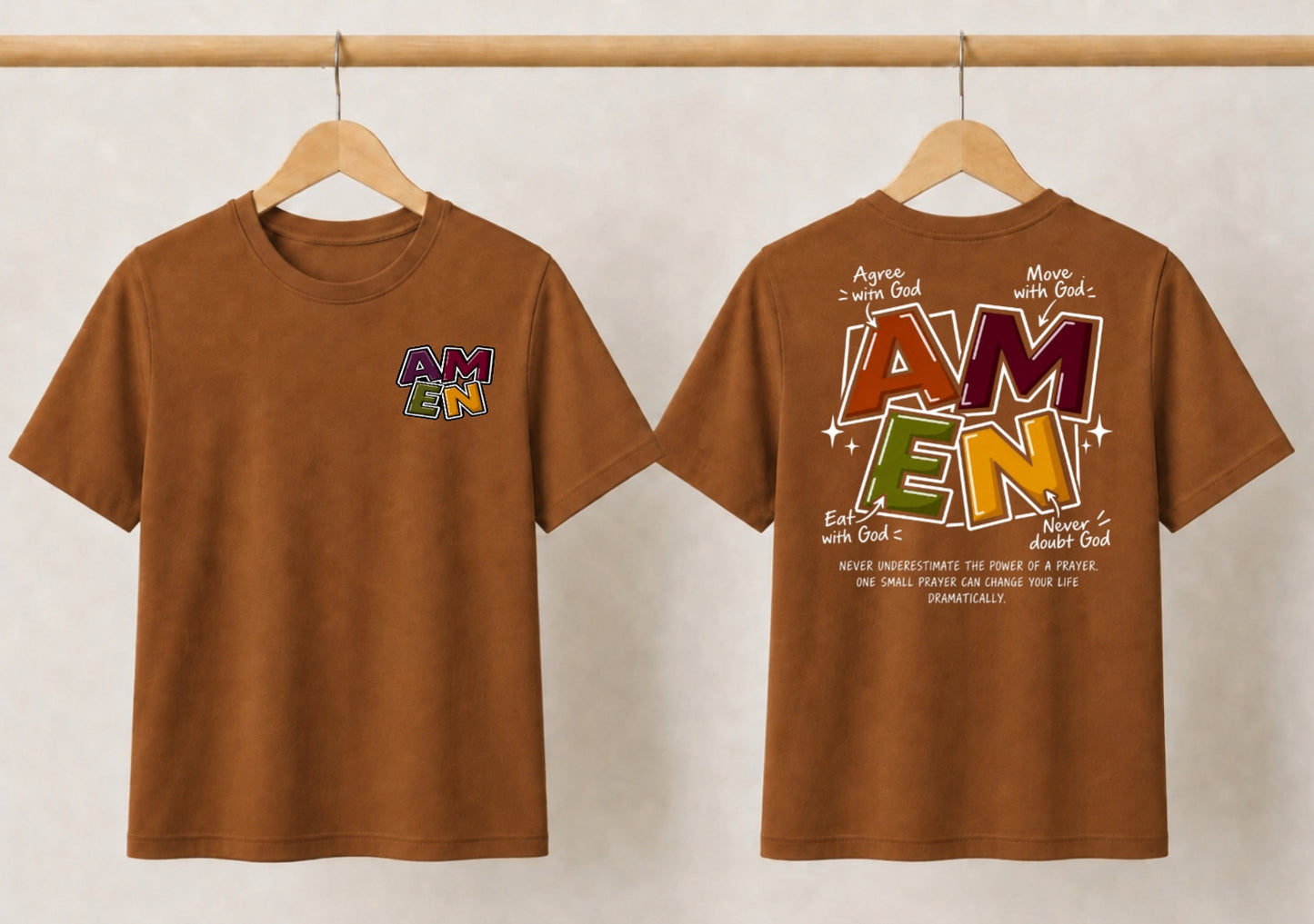 Amen Christian Prayer Shirt | Unisex Faith Graphic Tee | LMB Custom Shop