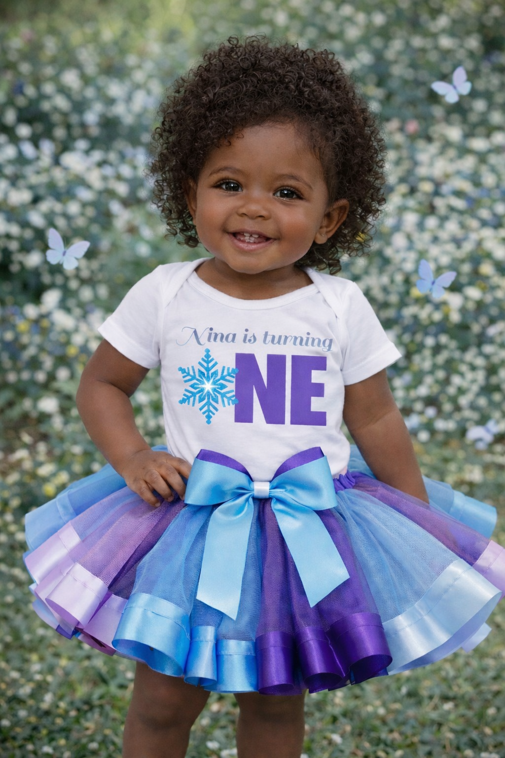 SnowFlake 1st Birthday Tutu Outfit