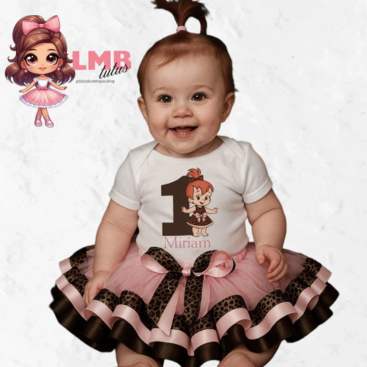 Pebble inspired birthday Tutu Outfit - Lil Mz Bowtique